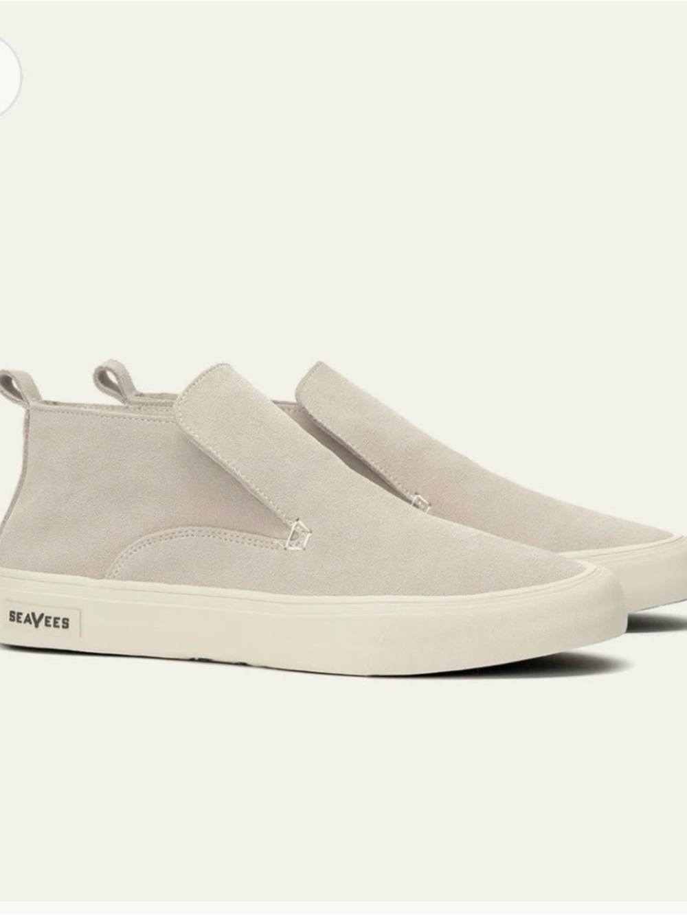 SeaVees NWOT Huntington Middie Slip-On Suede Loafers in Light Beige